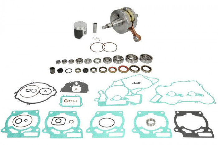 Engine repair kit. tłok STD (a set of gaskets with seals. crankshaft. gearbox bearing. piston. shaft bearing. water pump and shaft repair kit) HUSQVAR