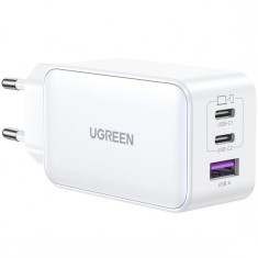 Incarcator Retea UGREEN CD244, 65W, 3A, 1 x USB-A - 2 x USB-C, Alb