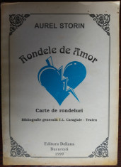 AUREL STORIN - RONDELE DE AMOR (VERSURI, 1999) [EXEMPLAR NUMEROTAT &amp;amp; SEMNAT] foto