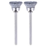 Dremel 26150442JA - Set perii din otel carbon diametru 13 mm 2 bucati