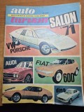 revista autoturism decembrie 1970 - anvelopele romanesti , dacia 1300 , formula 1