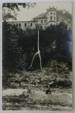 MANASTIREA TISMANA , GORJ , FOTOGRAFIE FORMAT CARTE POSTALA , INTERBELICA