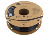 Filament POLYMAKER PolyLite&trade; PET-G 1,75mm negru 1kg