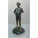 Sculptura bronz &quot;Scugnizzo&quot; - Băiatul străzii - Achille D&#039;Orsi