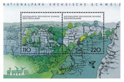 Germania 1998 - National Park Saxon Switzerland, colita neuzata foto