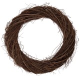 Cumpara ieftin Coronita maro ratan decorativa &Oslash; 55x6 cm