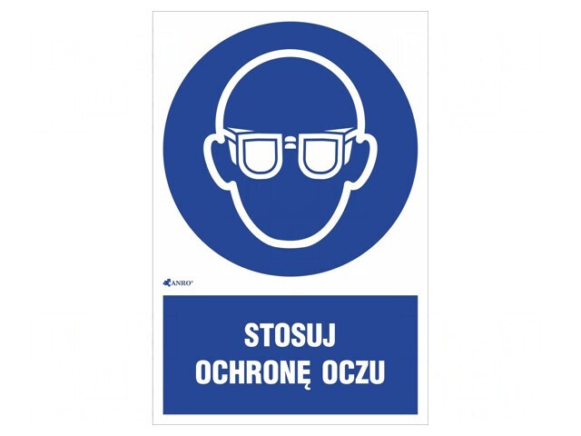 Indicator de protecție PVC 200x300 mm