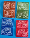 TIMBRE ROMANIA LP541/1962-Cosmonautica in slujba pacii - Serie &icirc;n pereche-MNH, Nestampilat