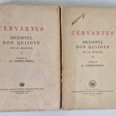 ISCUSITUL DON QUIJOTE DE LA MANCHA , VOL. I - II de CERVANTES , 1944