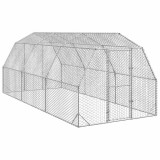 Cumpara ieftin Pui de gaina 2,5x6x2,25 m Otel galvanizat