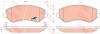 Set placute frana,frana disc JEEP CHEROKEE (KJ) (2001 - 2008) TRW GDB4126