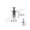 Clips Fixare Audi/BMW 6.5x15.1mm Negru, Set 10 Bucati - Prindere Auto Universala