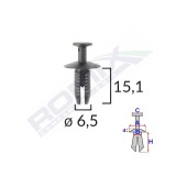 CLIPS FIXARE PENTRU AUDI/BMW 6.5X15.1MM - NEGRU SET 10 BUC 61808