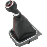 Nuca Schimbator Viteze Si Manson Flexzon, Negru/Rosu, compatibil Volkswagen VW Golf 6 A6 MK6 GTI GTD R20 2009