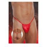 Chiloti Rosii Barbati, mini string, Softline, S-L (DB)