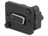 Cuplor D-Sub negru, standard XLR