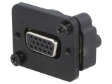 Cuplor D-Sub Negru Standard XLR 19x24mm
