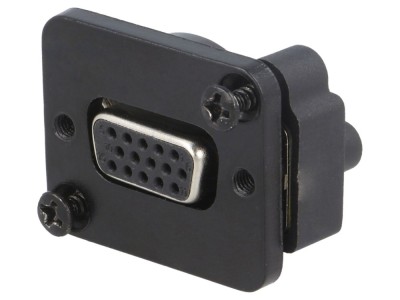 Cuplor D-Sub negru, standard XLR foto