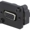 Cuplor D-Sub negru, standard XLR