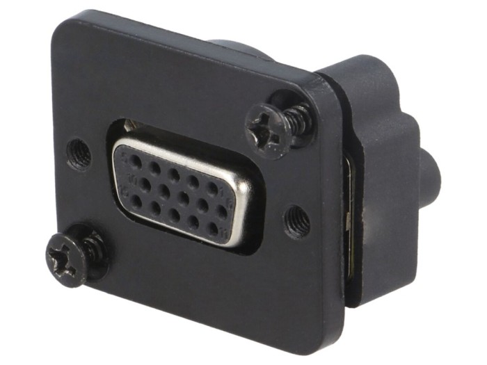 Cuplor D-Sub negru, standard XLR