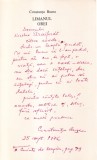 Carte Constanta Buzea - Limanul orei, editura Eminescu, 1976, cu autograf si dedicatie, 95 pagini, 13x20cm, stare buna, coperti brosate