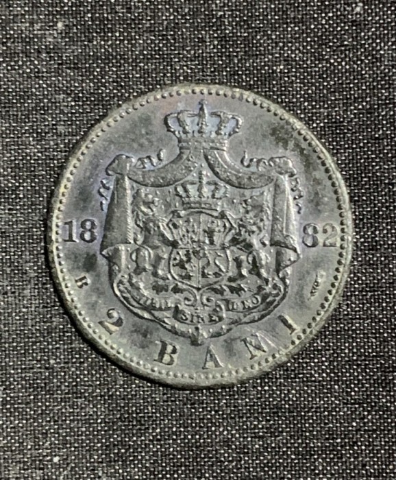 Moneda 2 bani 1882