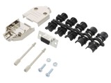 Conector D-Sub HD 15 Pin Mamă Lipire pe Cablu Gold