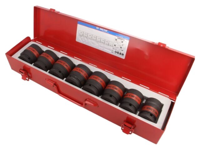 Set chei tubulară cu impact 3/4&quot; 8 buc KING TONY
