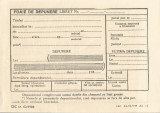 Rom&acirc;nia, foaie de depunere CEC, R.S. Rom&acirc;nia, 1988