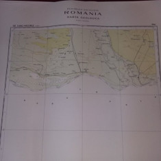 Plansa/harta geologica a republicii socialiste romania,TURNU MAGURELE 1966,T.GRA