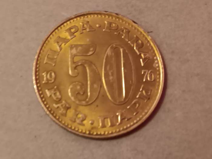 M3 C50 - Moneda foarte veche - Jugoslavia - 50 para - 1976