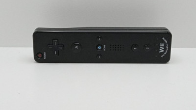Nintendo Wii Remote PLUS - Negru - Original Nintendo - curatat si reconditionat foto