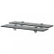 vidaXL Rafturi suspendate, 2 buc., 50 x 10 cm, sticlă, 8 mm 3051504