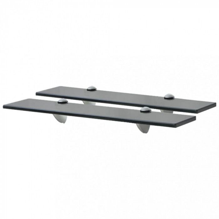 vidaXL Rafturi suspendate, 2 buc., 50 x 10 cm, sticlă, 8 mm 3051504