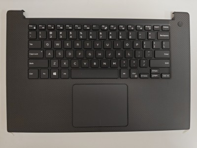 Carcasa superioara cu tastatura palmrest Laptop, Dell, Precision 5510, P56F, P56F001, Y2F9N, 0Y2F9N, 86D7Y, 086D7Y, AQ1U1000100, iluminata, neagra, la foto