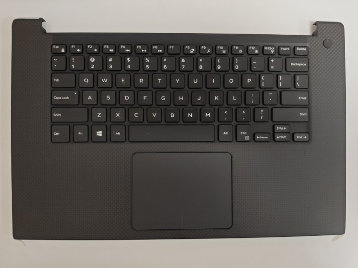 Carcasa superioara cu tastatura palmrest Laptop, Dell, Precision 5510, P56F, P56F001, Y2F9N, 0Y2F9N, 86D7Y, 086D7Y, AQ1U1000100, iluminata, neagra, la