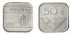 Aruba 2023 - 50 cents UNC foto