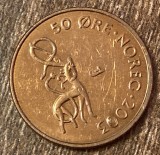 C50 - Moneda foarte veche - Norvegia - 50 ore - 2003