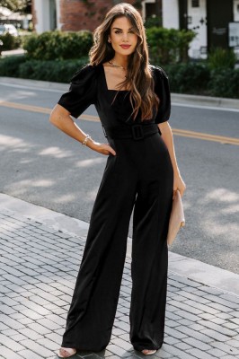 L895-1 Salopeta fashion din material catifelat elastic foto