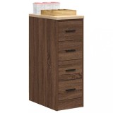 VidaXL Dulap depozitare garaj stejar maro 30x51x85 cm