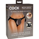King Cock-Elite Comfy Ham Reglabil-ABS, Ventuza