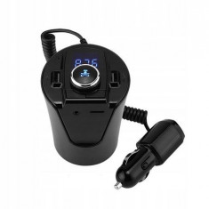 Modulator auto ElektroStator BX6, Bluetooth, FM, 2 x USB, Negru foto