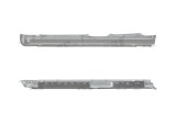 Prag MAZDA 626 (GF/GW), 05.1997-12.2000, modele cu 4/5 usi, partea stanga, metal galvanizat; cu gauri ornament,