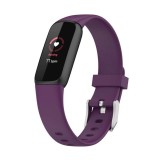 Cumpara ieftin Curea Bratara siliconica Edman pentru Fitbit Luxe, marimea S, Mov