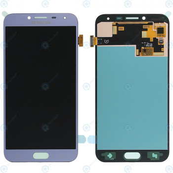 Samsung Galaxy J4 (SM-J400F) Modul de afișare LCD + Digitizer argintiu GH97-22084C foto