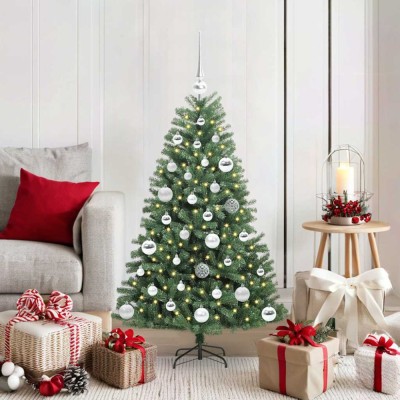 vidaXL Brad de Crăciun artificial cu ramuri articulare Verde 120 cm 3395474 foto