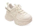 Pantofi GRYXX albi, 63782, din piele naturala