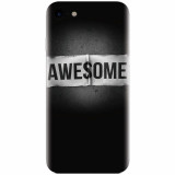 Husa silicon pentru Apple Iphone 6 Plus, Awesome Label Dark