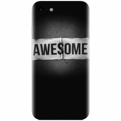 Husa silicon pentru Apple Iphone 6 Plus, Awesome Label Dark foto