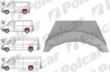 Segment reparatie aripa spate MERCEDES SPRINTER, 07.2006-06.2018, VW CRAFTER (2E), 12.2005-04.2017, partea dreapta, metal galvanizat,